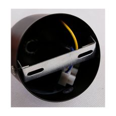 Čierne závesné svietidlo so skleneným tienidlom ø 10 cm Felis - Candellux Lighting