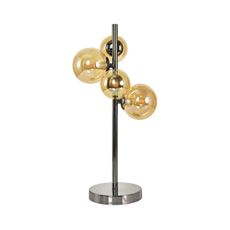 Brilagi - LED Stolná lampa MILLA 4xG9/3W/230V lesklý chróm/zlatá