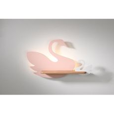 LED Detské nástenné svietidlo s poličkou SWAN LED/5W/230V