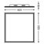 Telefunken 3010-06TF - LED Stmievateľný panel LED/36W/230V + DO
