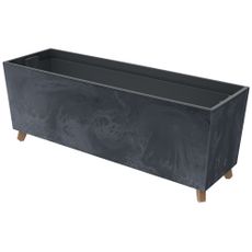 NABBI DUC800NE plastový kvetináč na nožičkách 77 cm antracit