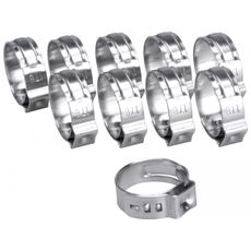 Spona na hadicu, 10ks, O17,8mm, INOX
