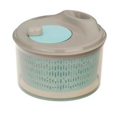 Odstredivka na šalát DRY PP-plastík, pastelovo modrá H 16cm / Rim 24cm