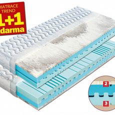 Matrac 1+1 zadarmo zo studenej peny PANTERA Dřevočal Lyocell 80 x 195 cm