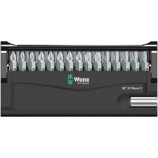 Wera 057438 Skrutkovacie bity 1/4" Bit-Check 30 Wood 2 SB (sada 30 kusov)
