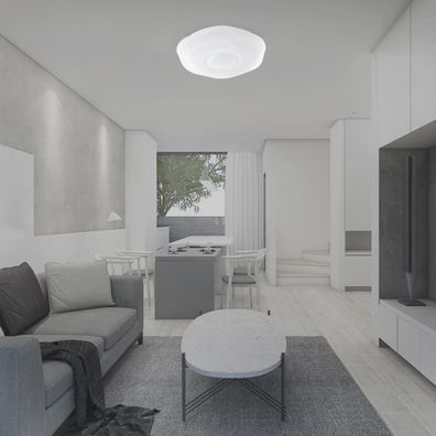 LED Stmievateľné stropné svietidlo LED/60W/230V 3000-6500K 50 cm biela + DO