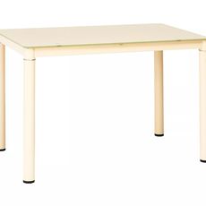 Signal Jídelní stůl Galant 100 cm sklo/krémový