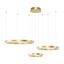 Azzardo AZ4973 - LED Stmievateľný luster na lanku HALO LED/120W/230V zlatá + DO