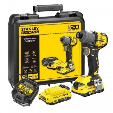 Akumulátorový rázový uťahovač V20 18V 2x2,0Ah Stanley FatMax SFMCF830D2K