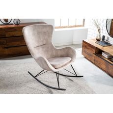 Hojdacie kreslo Scandinavia Swing champagne velvet