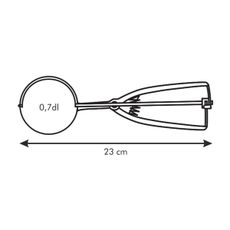 Mechanický porciovač PRESTO ø 6 cm
