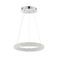 Luxera 64391 - LED Krištáľový luster na lanku ALMEDA LED/24W/230V