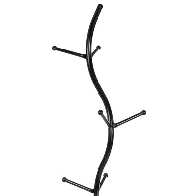 Kovový vešiak 80003-09 BK Bork čierna mat, 181 cm