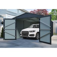 Riwall PRO RMCG 20x10 Anthracite kovová garáž 3 x 6 m so sedlovou strechou Antracit