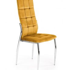 HALMAR Jedálenská stolička K416 horčicová/strieborná