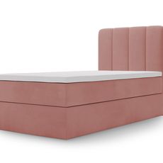 Čalúnená boxspring posteľ Magic Mini 80x200 - ružová
