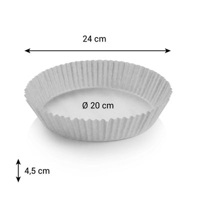Tescoma Papierová forma do fritézy okrúhla DELÍCIA pr. 20 cm, 50 ks, pr. 20 cm