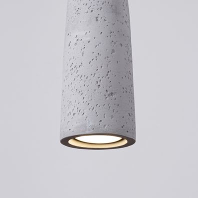 Sollux SL.1347 - Luster na lanku ELECTRA 1xGU10/10W/230V betón/šedá