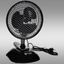 Ventilátor Table EKW524 Black 6” 2in1