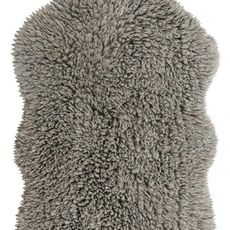 Lorena Canals koberce Vlnený koberec Woolly - Sheep Grey - 75x110 tvar kožušiny cm