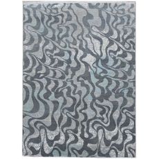 Diamond Carpets India , Ručne viazaný kusový koberec Diamond DC-M1 Grey / aqua, 160x230, šedá, chodba / predsieň