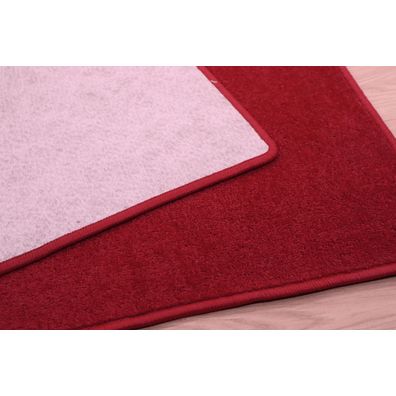 Spoltex , Kusový koberec Eton červený 15, 80x150, červená, detská izba