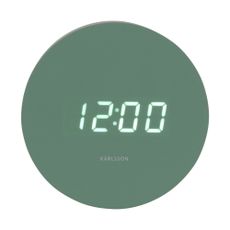 Digitálny budík ø 9 cm Spry Round – Karlsson