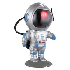 Globo 28083 - LED RGB stolná lampa COSMO LED/4,5W/5V strieborný kozmonaut