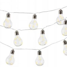 Garden Line Solární LED světelný řetěz Moza 3,8 m teplá bílá