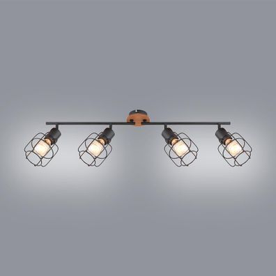 Luster 54037-4 Čierna a hnedá LS4