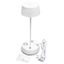Aigostar - LED stmievateľná stolová lampa s integrovanou zásuvkou a USB LED/4,6W/230V biela