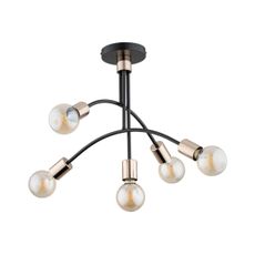 Prisadený luster LUSCO 5xE27/60W/230V