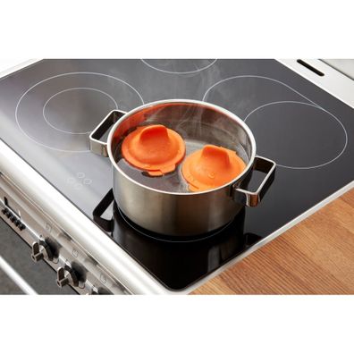 Silikónové formičky na stratené vajcia v súprave 2 ks Pouched egg cooker – Lékué