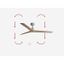 FARO 34280 - Stropný ventilátor KLIM M borovica/biela pr. 125 cm+dálkové ovládanie
