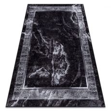 Čierno-biely protišmykový koberec Miro Rozmer: 160x220 cm