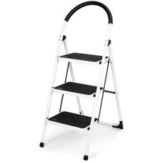 4Home Skladacie oceľové schodíky Steps, 3 stupne, 3 stupne