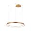 Azzardo AZ5017-LED Stmievateľný luster na lanku AGNES LED/38W/230V pr. 48 cm zlatá