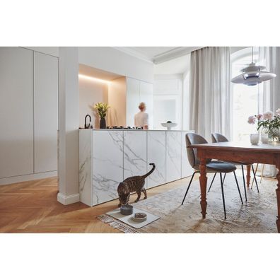 Porcelánová miska pre mačku ø 14 cm Fresco Nougat S – MiaCara