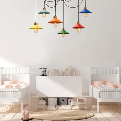 Závesné svietidlo s kovovým tienidlom Manavgat – Opviq lights