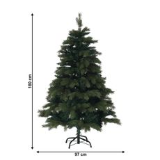 KONDELA Christmas Typ 12 vianočný stromček 180 cm zelená