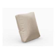 Béžový zamatový vankúš k modulárnej pohovke Rome Velvet - Cosmopolitan Design