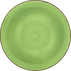 Lamart LT9097 keramický hlboký tanier Happy, pr. 21,5 cm, zelená