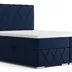 Posteľ Boxspring Royal bez úložného priestoru, 200x180, modrá (mono 242)