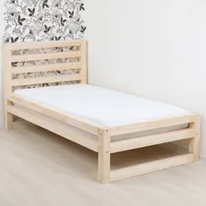 Benlemi Jednolôžková posteľ DELUXE Zvoľte farbu: Biela, Zvoľte rozmer: 120 x 200 cm