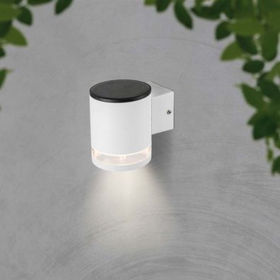 LED vonkajšie solárne nástenné svietidlo LED/1W/3,7V 3000K IP54 1200 mAh biela