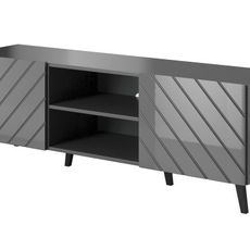 HALMAR TV stolík ABETO 150 cm šedý