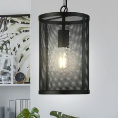 Searchlight 2481BK - Luster na reťazi FISHNET 1xE27/60W/230V čierna