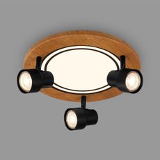 Brilo - LED Stropné svietidlo LED/12W/230V + 3xGU10/9W 3000K