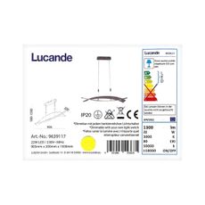 Lucande - LED Stmievateľný luster na lanku MARIJA LED/22W/230V