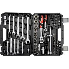 Gola sada s kľúčmi 1/4" a 1/2", 82 dielov - YT-12691